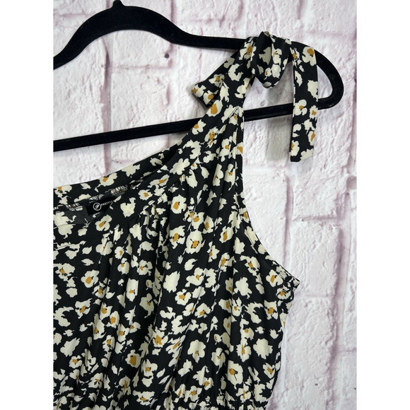 Pretty Garden Women’s Floral One Shoulder Dress Ruffle Boho Beach Vacation SizeM - Picture 5 of 10